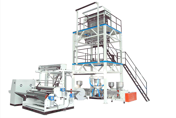  Two layer die rotary film blowing production line